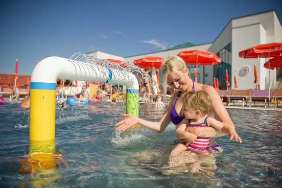 Exclusive hotel pool area